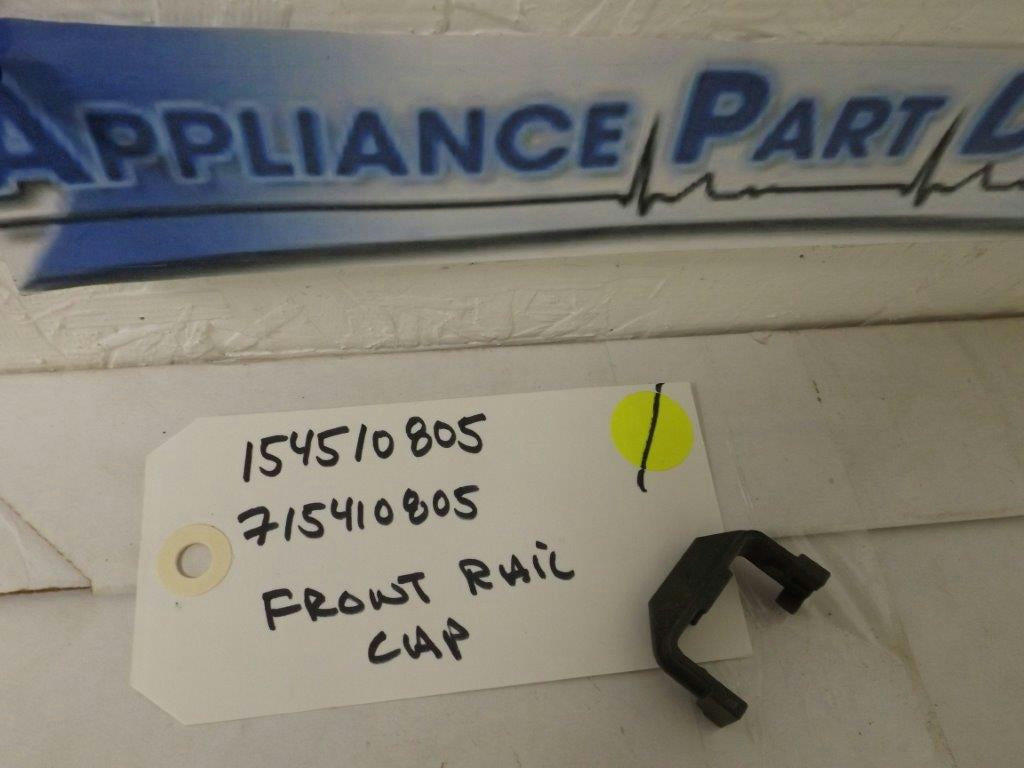 ELECTROLUX DISHWASHER 154510805 7154510805 FRONT RAIL CAP USED ELECTROLUX DISHWASHER 154510805 7154510805 FRONT RAIL CAP USED